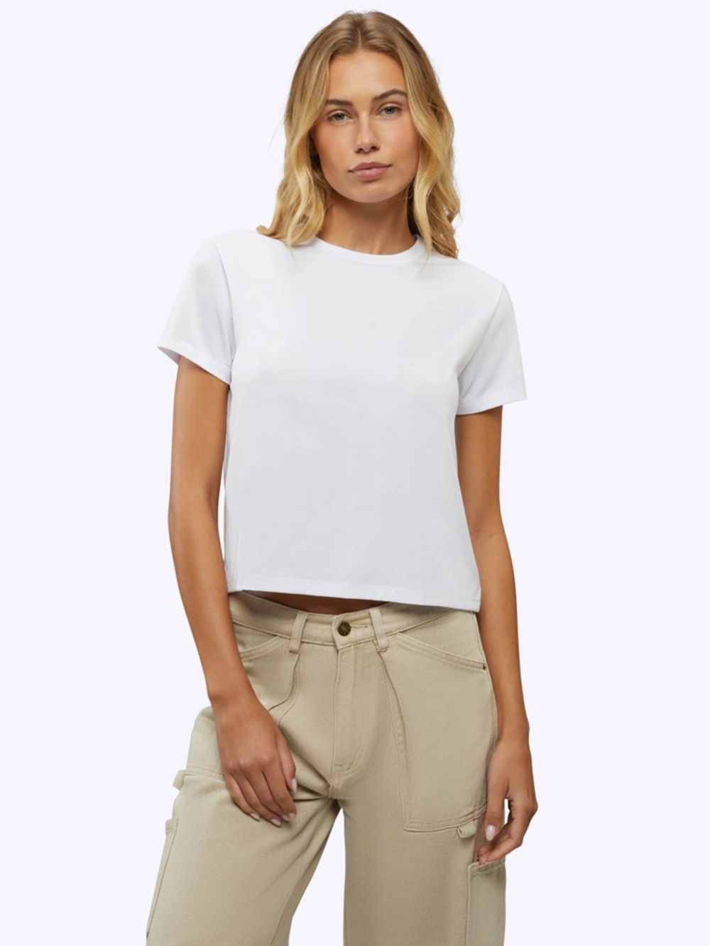 Cuts Almost Friday Tee White Size Small
